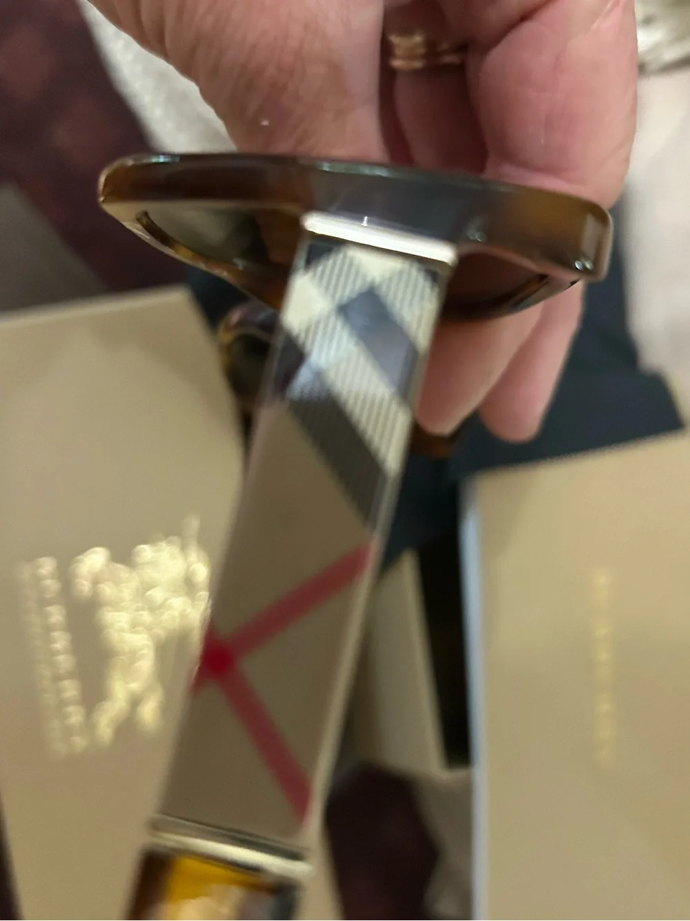 Burberry Brown Tortoiseshell Women’s Oversized Sunglasses